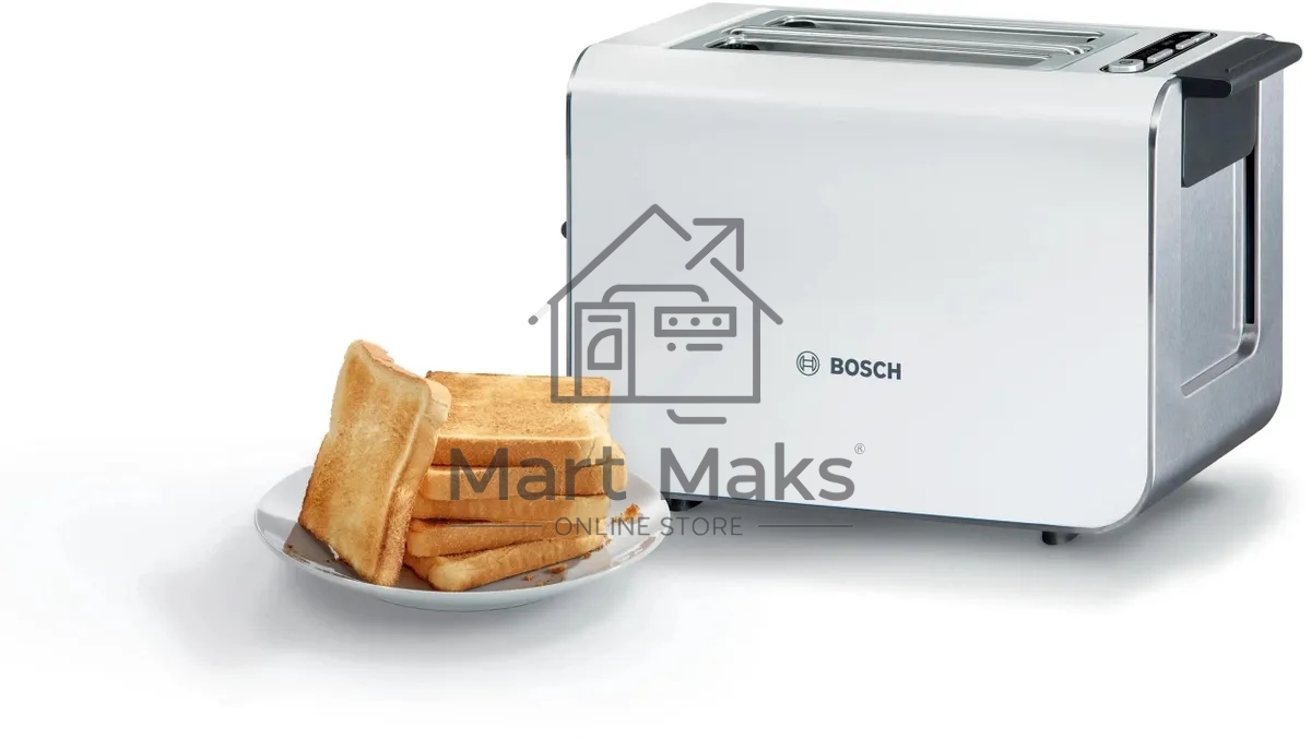 Тостер Bosch TAT8611N 860Вт белый