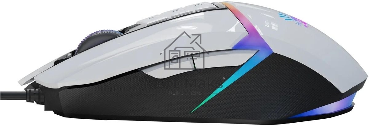Мышь проводная A4Tech Bloody W60 Max белый, 10000 dpi, USB, кнопки - 10
