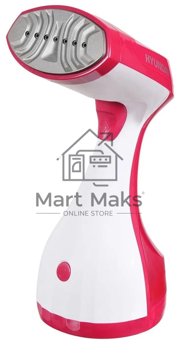 Отпариватель Hyundai H-HS02123 белый/вишневый, 1650 Вт, 28 г/мин, 300 мл