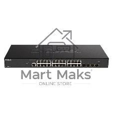 Коммутатор D-Link DXS-1210-28T/A1A, 24×10 Гбит/с + 4×25 Гбит/с SFP28, управляемый
