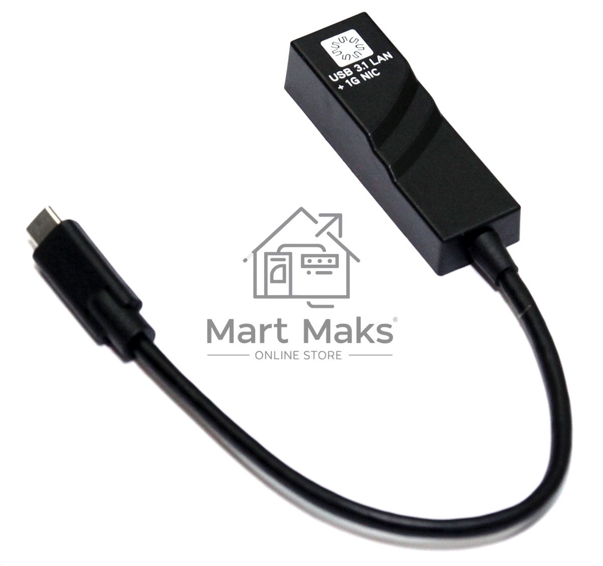Кабель-адаптер 5bites UA3C-45-07BK USB3.1 / RJ45 1G / черный