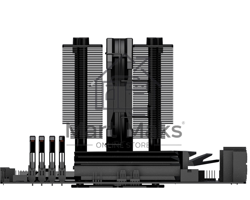 Кулер ID-COOLING SE-207-XT SLIM черный 120мм алюминий+медь 1800rpm 35db 4-pin 220W 135мм
