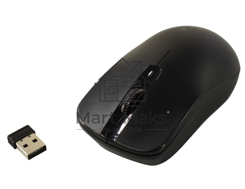 Мышь беспроводная Genius NX-7000X черный, 1200 dpi, радиоканал, USB, кнопки - 3
