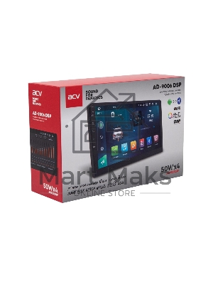 Автомагнитола ACV AD-9006DSP 2DIN 4x50Вт v5.0 AUX 6144Mb DSP Android 13 9