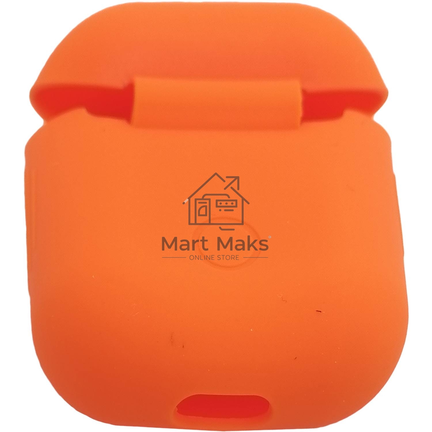 Силиконовый кейс для TWS наушников AirPods, оранжевый (SBECASE-001S-OR)