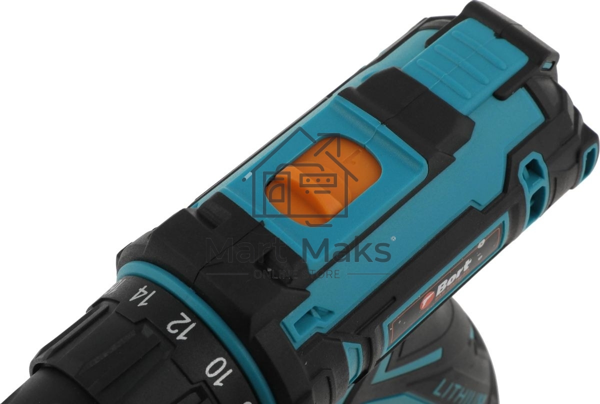 Дрель-шуруповерт Bort BAB-12x2Li-FD, Аккумуляторная, 12В, 2 АКБ