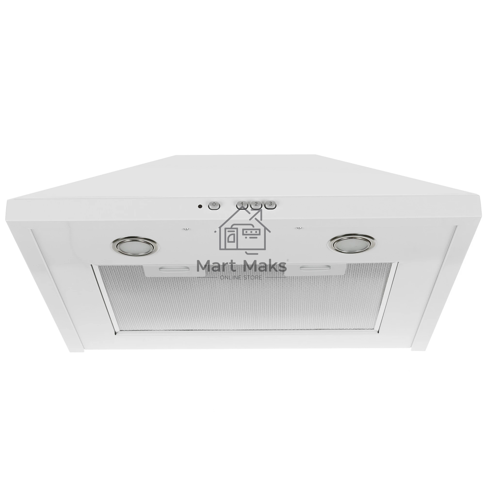 Вытяжка каминная Elikor Вента 60П-650-К3Д белый, 60 см, 650 куб. м/ч, 56 дБ