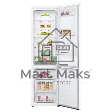 Холодильник LG GA-B509DQXL белый двухкамерный мат. 292/127л морозилка снизу