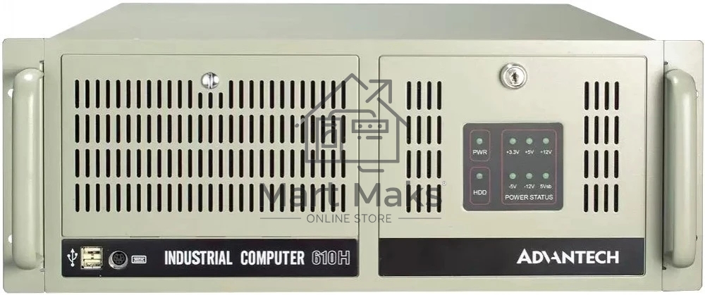Компьютерный корпус IPC-610BP-00HD 4U 15-Slot Rack-mount Chassis, w/o backplane, 2x 12cm/ 82 CFM ball-bearing system fans, w/o PSU Advantech