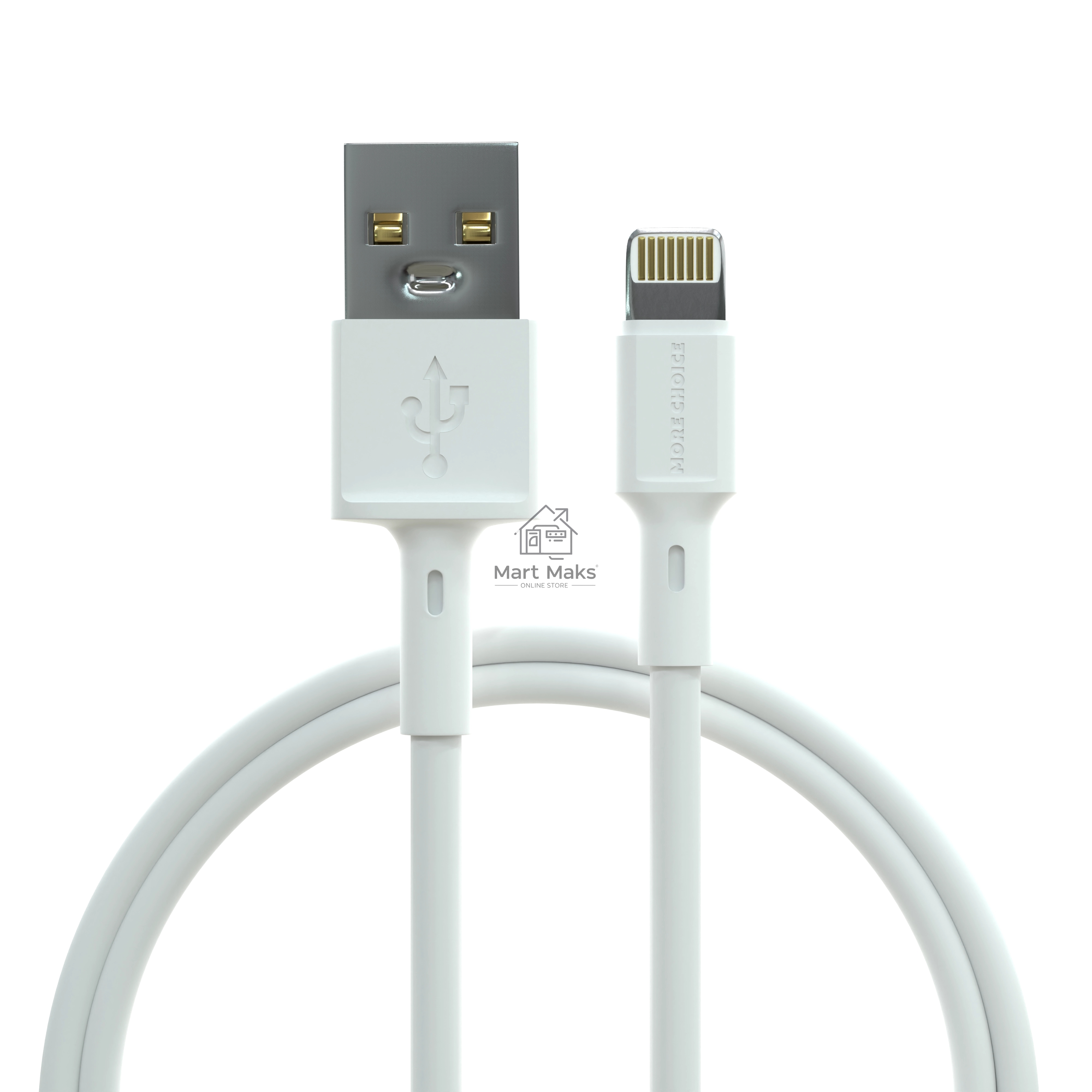 Зарядное устройство MORE CHOICE (4610196409028) NC11i СЗУ 2USB 2.4A для Lightning 8-pin белый