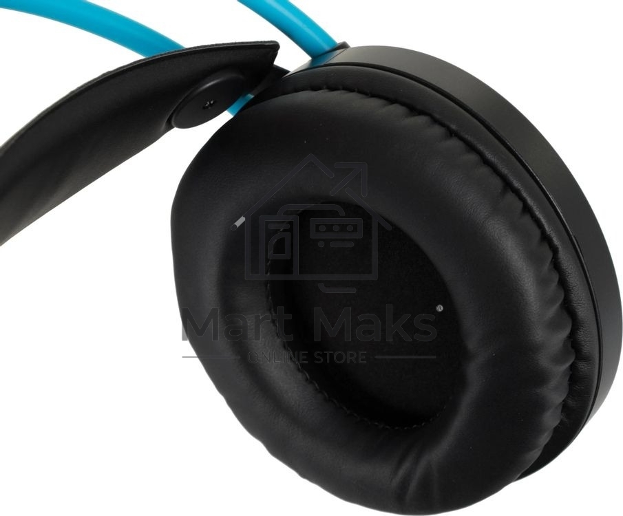 Гарнитура проводная с микрофоном A4Tech Fstyler FH200U серый/синий 2м накладные USB оголовье (FH200U BLUE)