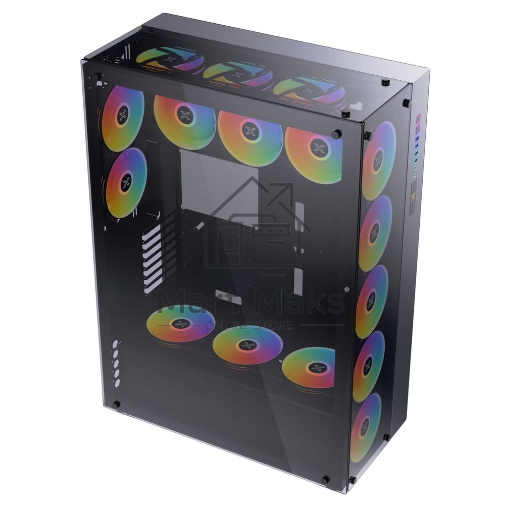 Компьютерный корпус Xigmatek Elysium II (Super EATX, Left/Right/Top Tempered Glass) EN41617