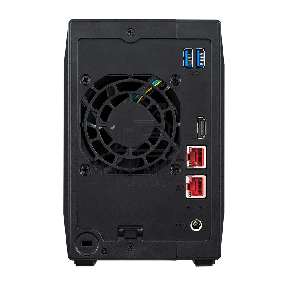 Сетевой накопитель ASUSTOR AS5402T 2-Bay NAS/Media player/Intel Celeron N5105 2.0GHz up to 2.9GHz, 4GB SO-DIMM DDR4, noHDD(HDD,SSD),/2x 2,5Gb (LAN)/3xUSB3.2,HDMI; 90IX01R1-BW3S20