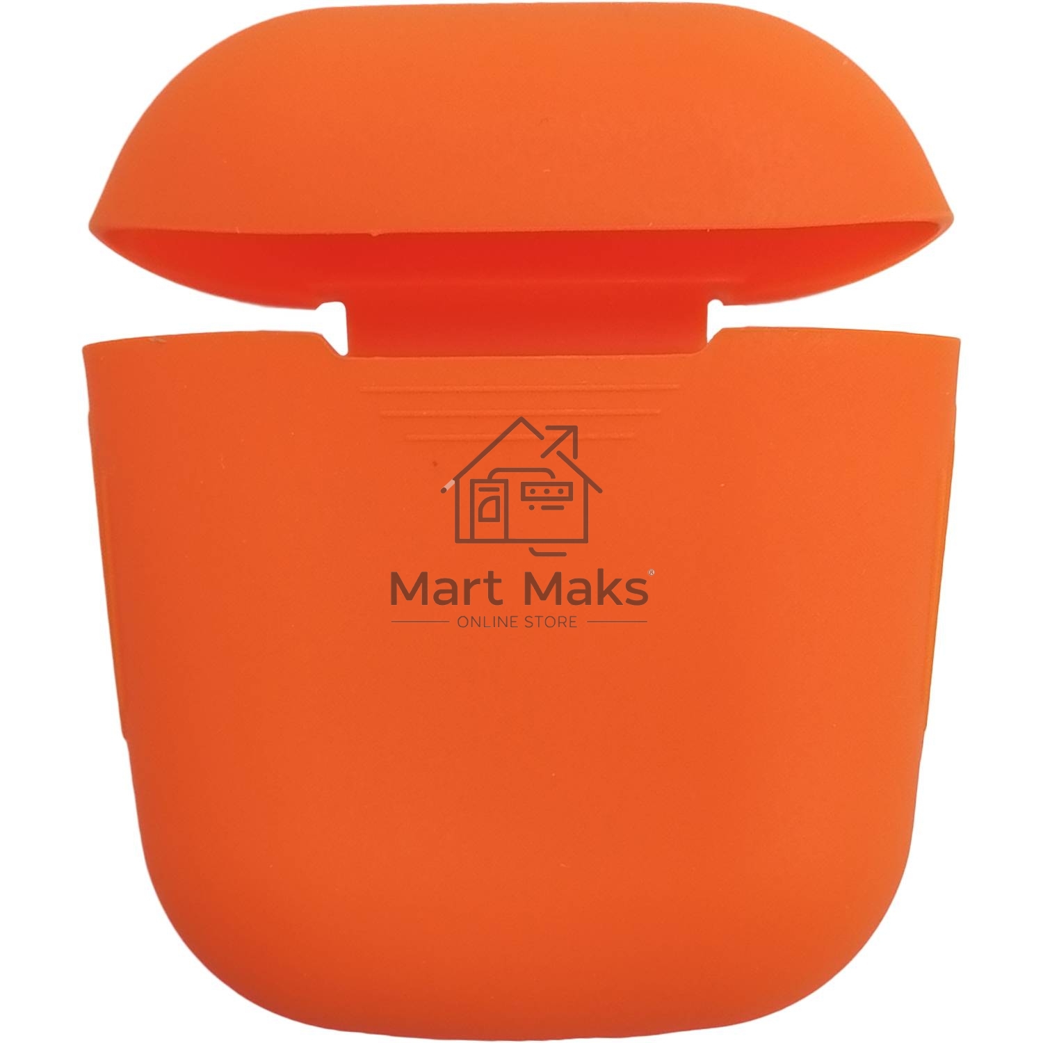 Силиконовый кейс для TWS наушников AirPods, оранжевый (SBECASE-001S-OR)