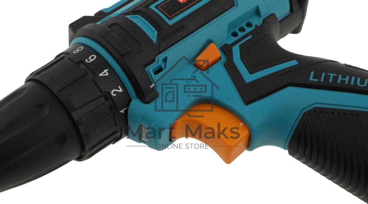 Дрель-шуруповерт Bort BAB-12x2Li-FD, Аккумуляторная, 12В, 2 АКБ