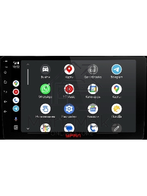 Автомагнитола Ural АМС ШТОРМ 91, 2DIN 4x50Вт v4.1 2000Mb Android 12 9