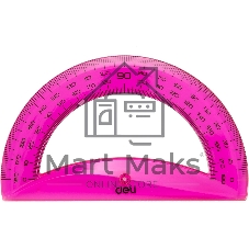 Набор линеек Deli EG00402 Pioneer, пластик, длина 20см, ассорти, флуорисцентный, в комплекте: линейка 20см / треугольник 2шт / транспортир, пластиковый пакет с европодвесом