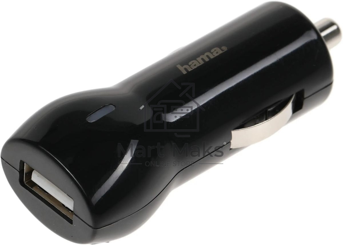 Комплект зар./устр. Hama H-183246 2.4A универсальное кабель microUSB черный (00183246)