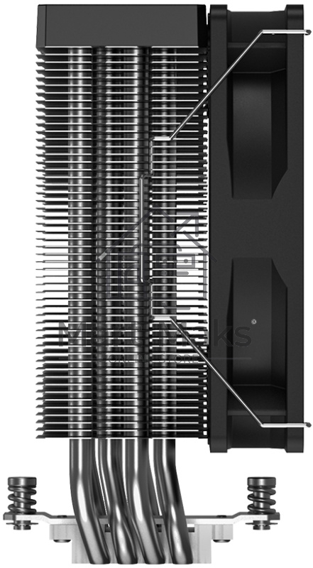 Кулер для процессора ID-Cooling BLITZ X4 черный 120мм алюминий+медь 1500rpm 26.6db 4-pin 180W 152мм