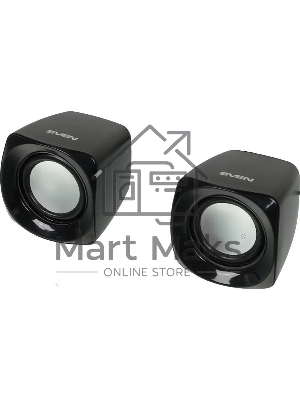 Акустическая система SVEN 120 2.0 черный 5Вт