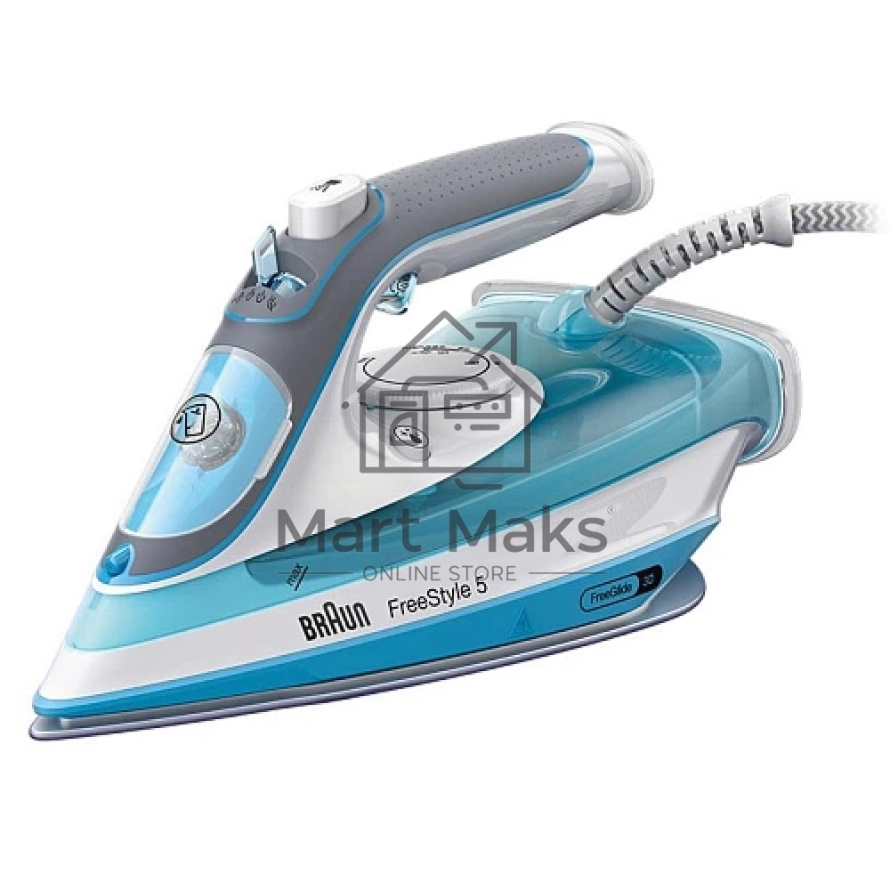 Утюг Braun SI5006BL белый/голубой, 2600 Вт, 50 г/мин, 180 г/мин, 300 мл