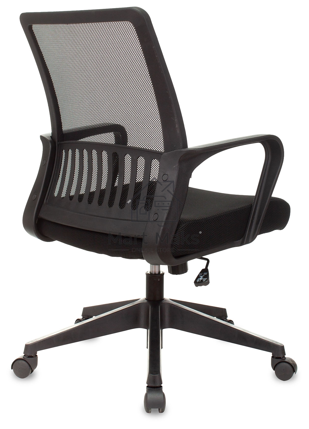 Кресло компьютерное Бюрократ MC-201/TW-11 TW-11 черный, спинка сетка