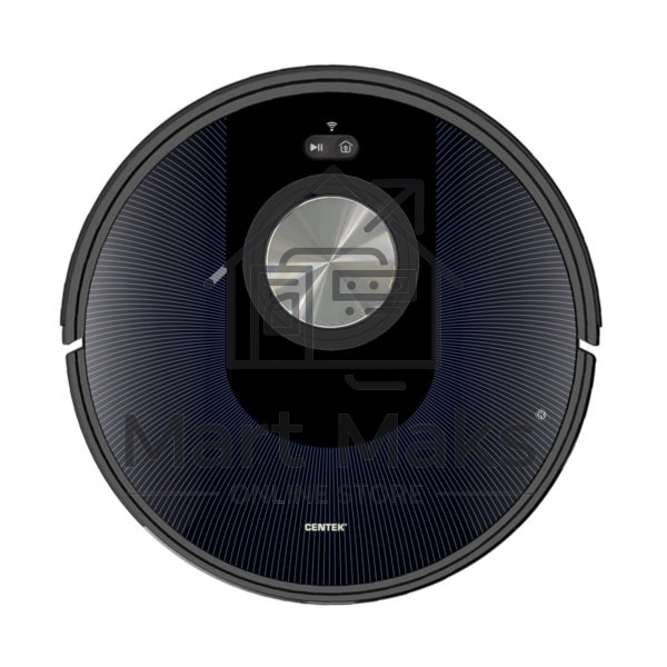 Робот-пылесос Centek CT-2741 черный/синий, 2600 мАч Li-Ion, уборка сухая/влажная, пылесборник контейнер 0.68 л