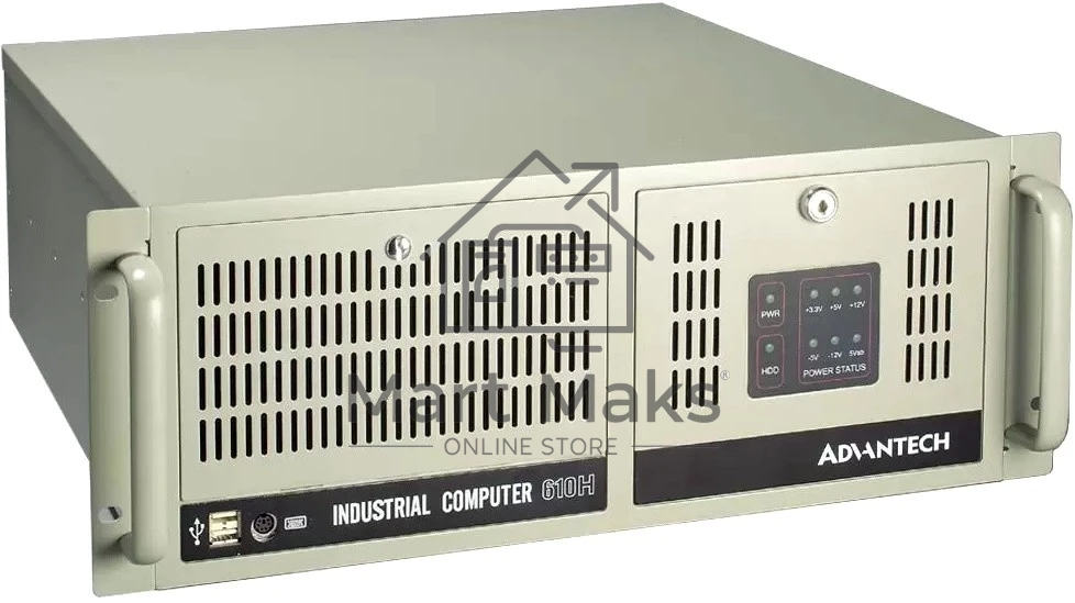 Компьютерный корпус IPC-610BP-00HD 4U 15-Slot Rack-mount Chassis, w/o backplane, 2x 12cm/ 82 CFM ball-bearing system fans, w/o PSU Advantech