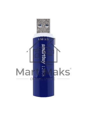 Флешка USB Smartbuy CROWN BLUE (SB128GbCRW-Bl), 128Gb, USB 3.0, R/W 75/25, синий