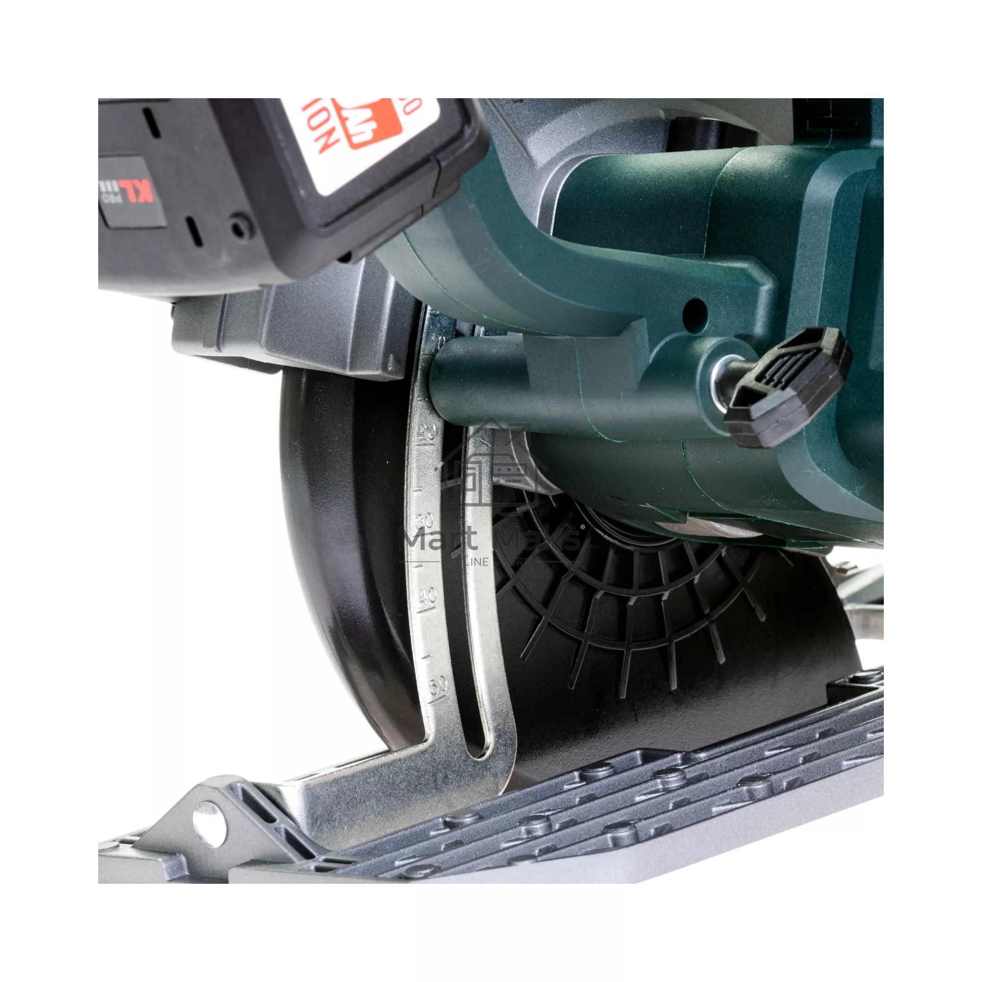 Профессиональная пила циркулярная бесщеточная KLPRO KLDAT18B-80 (18 В / 8,0 А·ч, 3650 об/мин, 165мм)