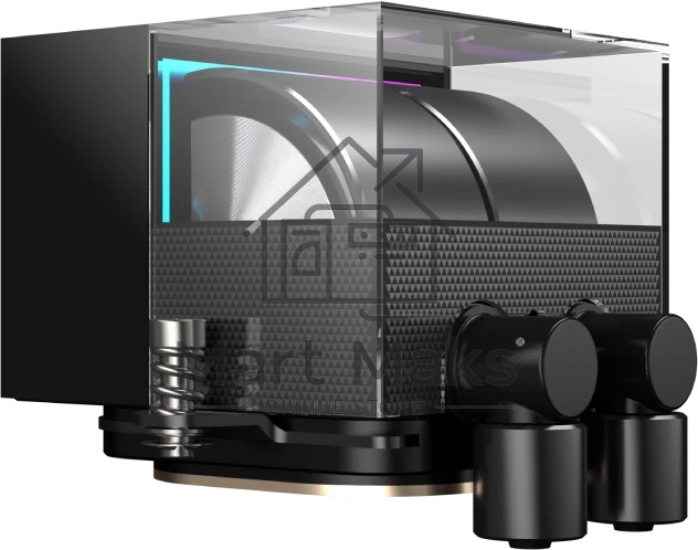 Система охлаждения/ PCCooler DS360 BK (310W, 360мм, LED temp., Black, ARGB Pump/ Fans: 3x120мм, 86.73CFM, 28dBA, 2200RPM/ Pump height 67мм, 28dBA, 3200RPM, Rad thickness 27мм/ S: 1851, 1700, 1200, 20XX, 115X, AM5, AM4)