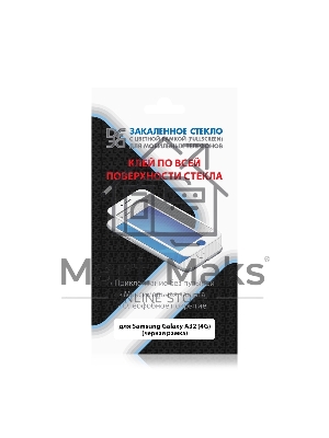Защитное стекло для экрана DF sColor-118 черный для Samsung Galaxy A32 1шт. (DF SCOLOR-118 (BLACK))