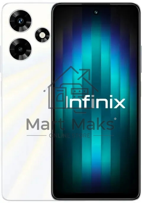 Смартфон Infinix Hot 30, 8/128Gb, белый