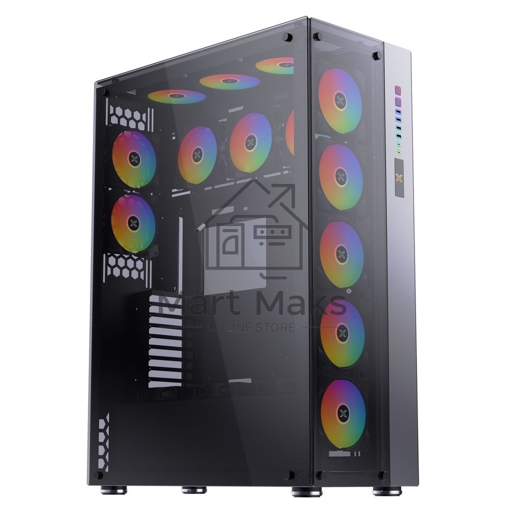 Компьютерный корпус Xigmatek Elysium II (Super EATX, Left/Right/Top Tempered Glass) EN41617