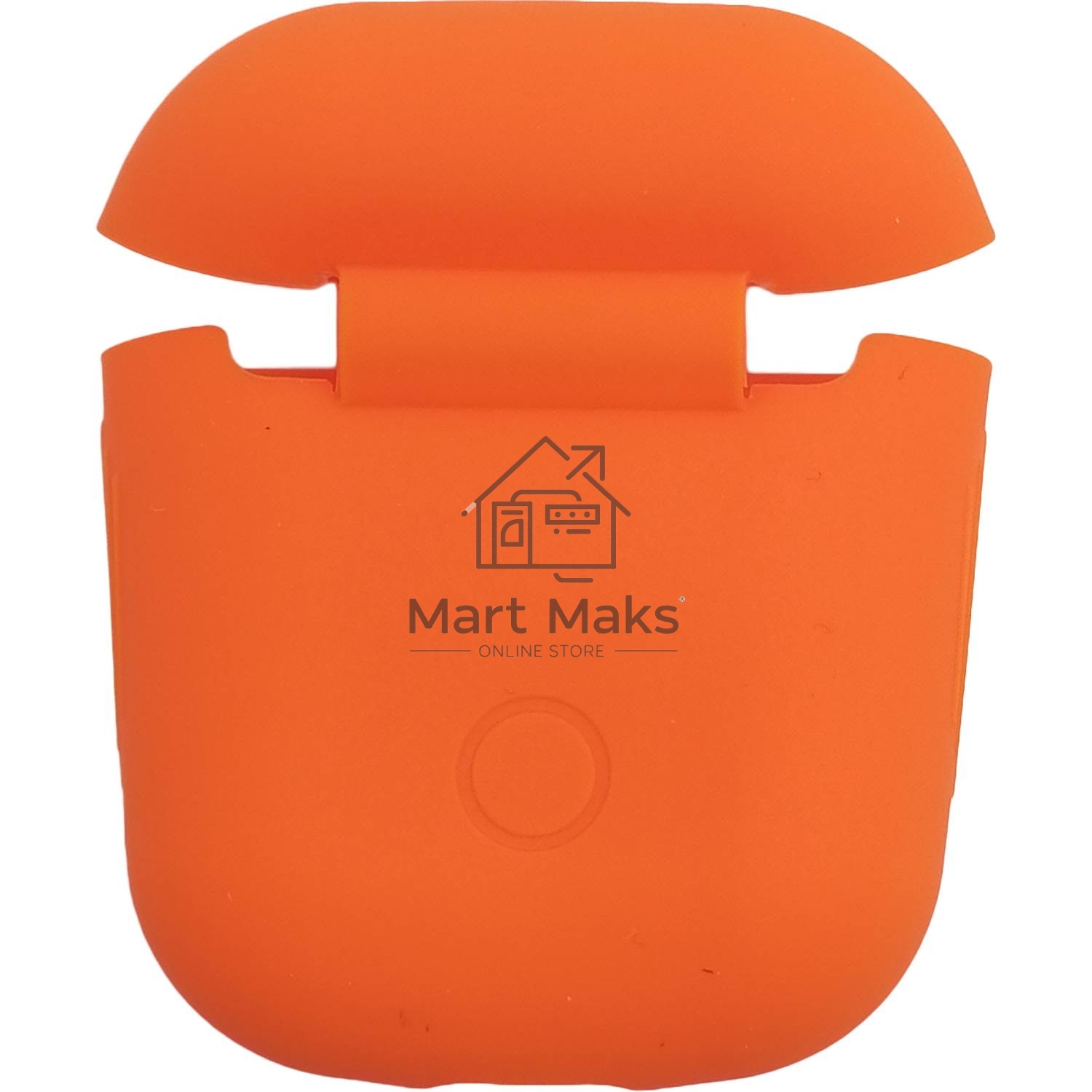 Силиконовый кейс для TWS наушников AirPods, оранжевый (SBECASE-001S-OR)