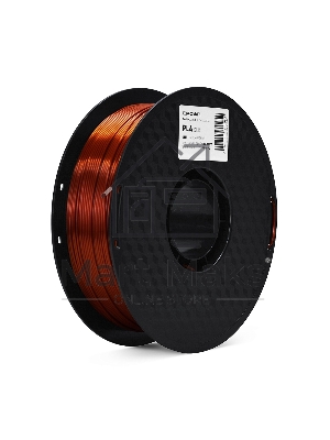 Филамент Crown Micro CM-FILPLAS004R PLA Silk 1.75 1кг медно-красный