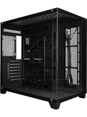 Компьютерный корпус 1STPLAYER MEGAVIEW MV8-TP черный ATX MV8-TP-BK