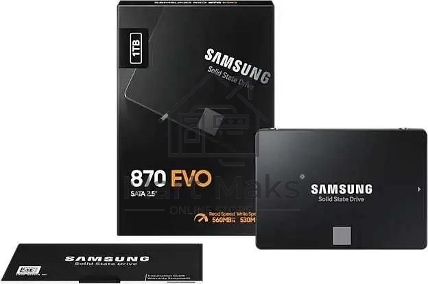 Накопитель SSD Samsung 870 EVO, 1TB, SATA III, 2.5