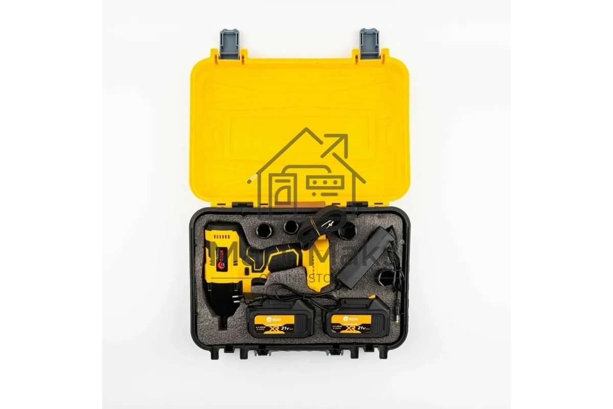 Гайковерт EDON AAW-21/300BL черный/желтый 25088