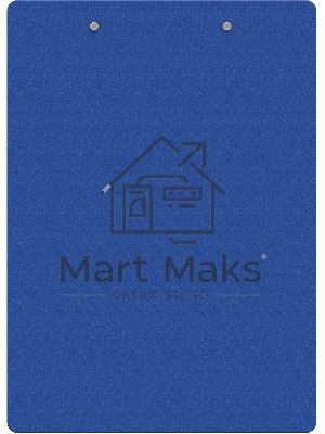 Папка-планшет Silwerhof Eco A4 пластик 1мм синий