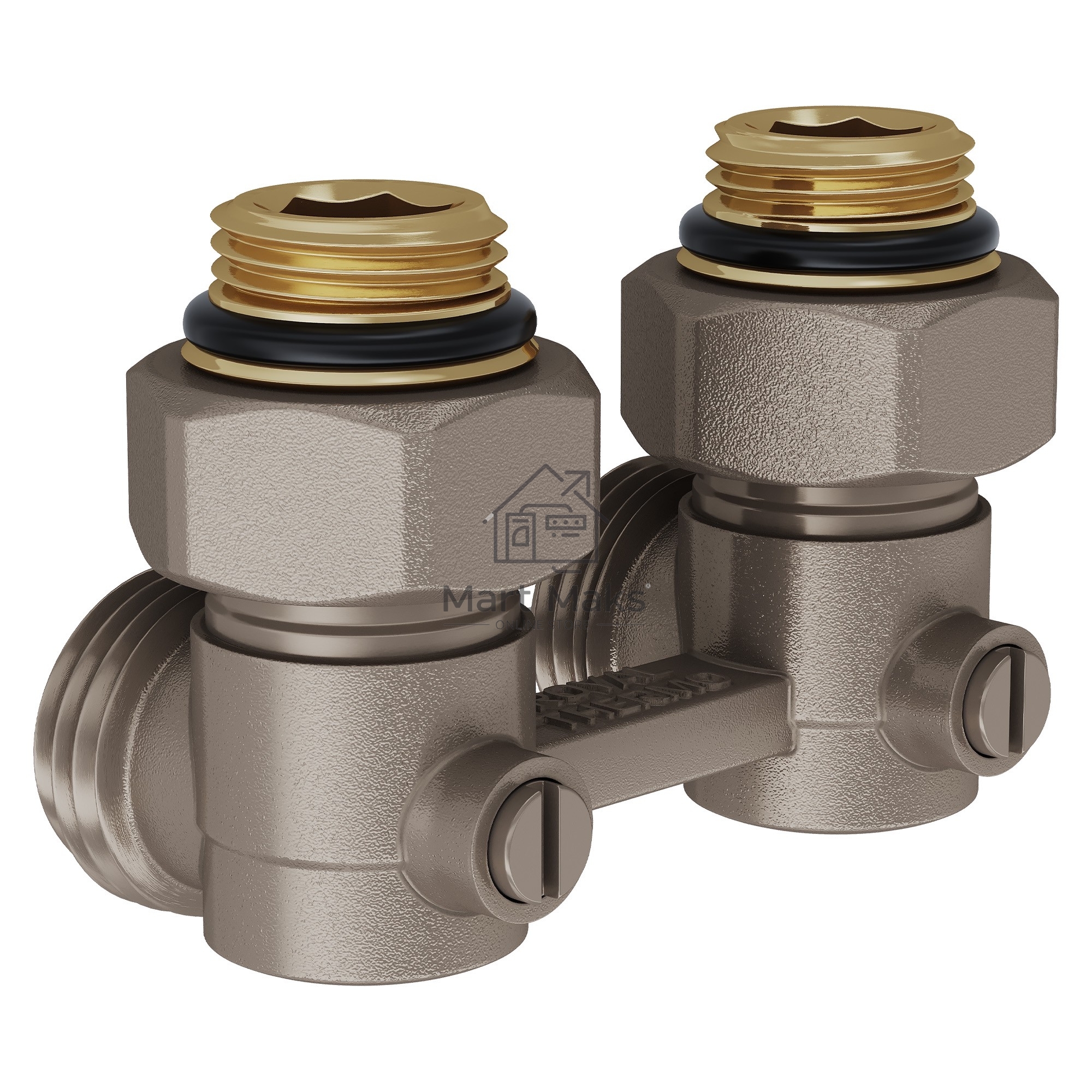 Узел нижнего подключения Royal Thermo угловой 1/2