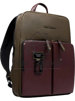 Рюкзак Piquadro Harper CA6311AP/VETM коричневый/зеленый кожа
