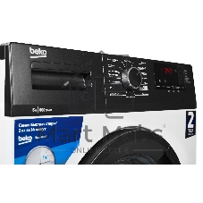 Стиральная машина Beko WHE5412BBW белый/черный, фронтальная загрузка, класс А, 5 кг