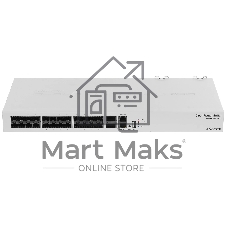 Коммутатор MikroTik CRS326-24S+2Q+RM, 24×10 Гбит/с SFP+ + 2×40 Гбит/с QSFP+, управляемый