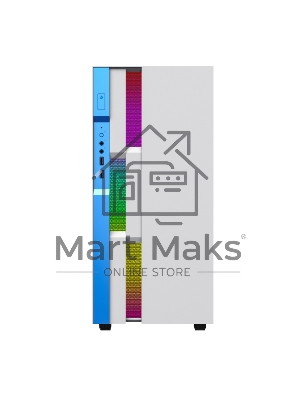 Компьютерный корпус GameMax Brufen C3 WB без БП, MidiT, ATX, Бело-гол, Зак. стекл., USB 3.0, 1*120; 1*140мм вент.