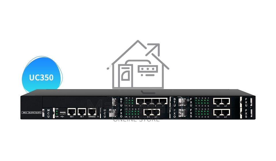 Шлюз IP Dinstar UC350-4S4O
