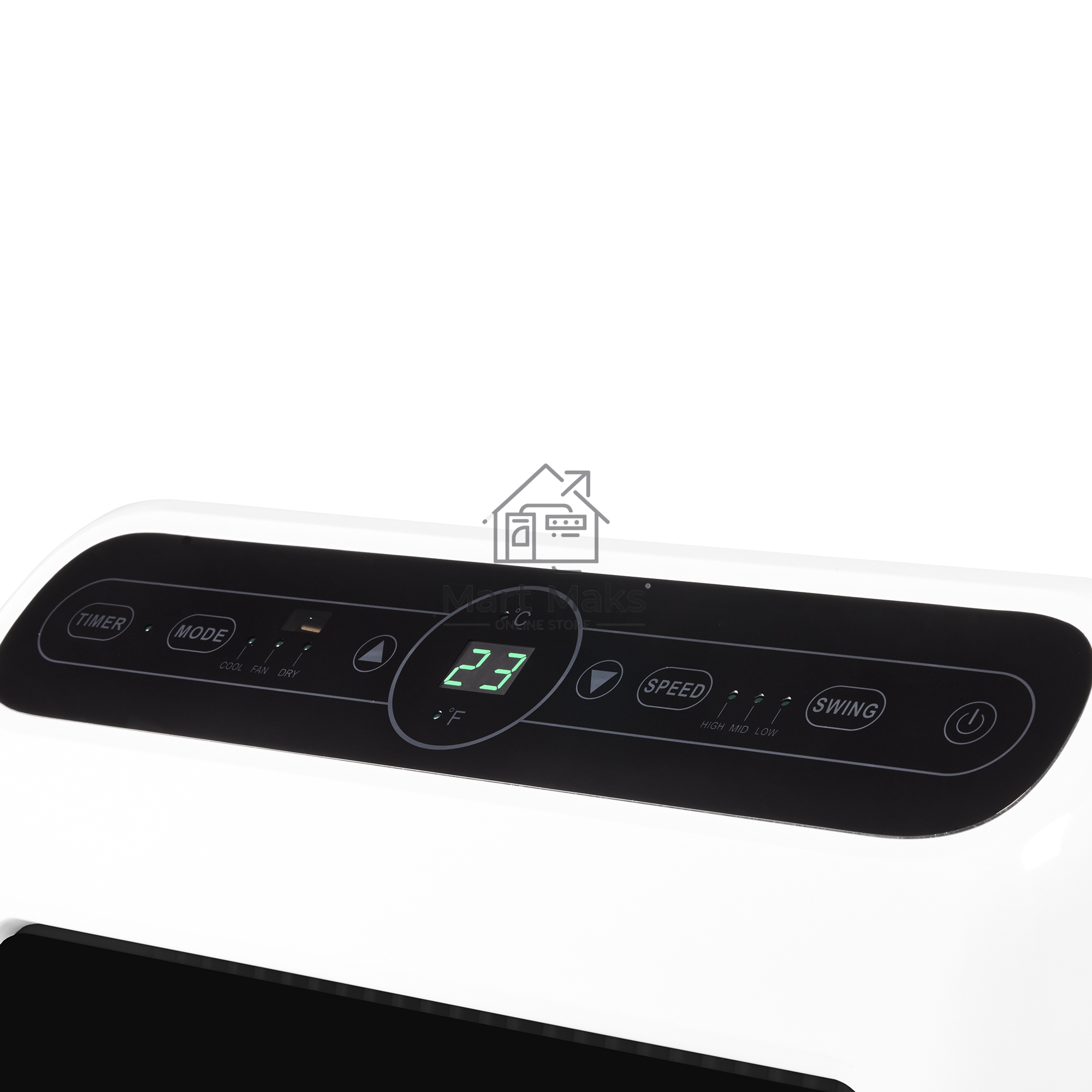 Кондиционер мобильный Ballu Aura BPAC-12 CP/N1_24Y 12000 BTU, 30 м², 52 дБ, охлаждение, осушение, белый