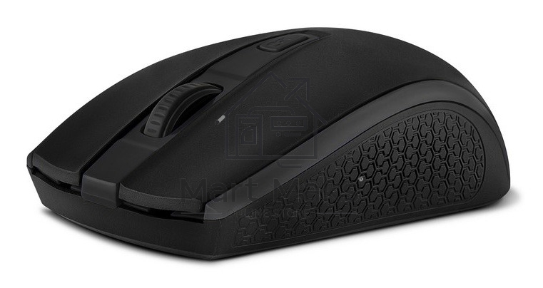 Мышь беспроводная SVEN RX-220W черный, 1600 dpi, радиоканал, USB, кнопки - 4