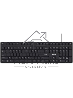 Клавиатура Filum FL-KB15 проводная, USB Type-A, чёрный