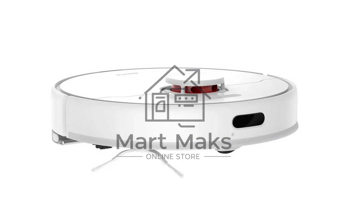 Робот-пылесос Dreame RLS3D Vacuum and Mop D10 Plus белый, 46 Вт, 5200 мАч Li-Ion, уборка сухая/влажная, пылесборник контейнер 0.4 л